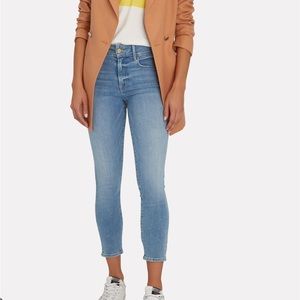 Frame mid-rise Le one skinny jeans size 2